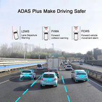 Caméra embarquée Carlover 4K avec vision nocturne, double objectif, caméras avant/arrière, écran IPS, WiFi, ADAS, surveillance du stationnement et enregistreur vidéo