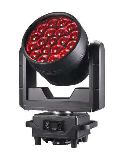 High Bright RGBW 4in1 19X40W Pixel DMX Zoom Beam Wash Professional Concert Led Moving Head Light Zoom DJ Concert