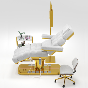 เตียงเสริมความงามไฟฟ้า 3 มอเตอร์ รุ่นใหม่ สำหรับโรงพยาบาล สปา ทำเล็บ ต่อขนตา นวด พับได้ พกพาสะดวก ใช้ในเชิงพาณิชย์ - Product Image 4