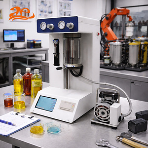 Alat Penghitung Partikel Minyak Penghalang Cahaya Laboratorium AELAB ASTM ISO4406 NAS1638 Akurasi Tinggi Viskositas Tinggi Kontaminasi Cairan Hidrolik - Product Image 1