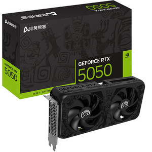 Tarjeta Gráfica Esports Rebel GeForce-RTX-5050-X2B-8GB para Esports y IA, 4K Light Chasing DLSS4, Diseño de Líneas Ocultas, Esports Rebel G - Product Image 1