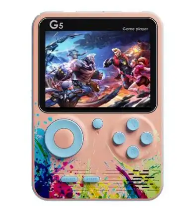 G5 Mini TV Portable Classic Handheld Retro Video Game Console Built-in 500 Game 3.0Inch Players Screen