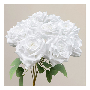 ดอกไม้ประดิษฐ์หลากสี-ขาว กุหลาบและลิลลี่ สำหรับตกแต่งงานแต่งงาน - Product Image 6