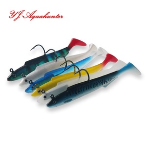 Esca da <span class=keywords><strong>Pesca</strong></span> in Piombo 15cm 30g, Accessori per la <span class=keywords><strong>Pesca</strong></span>, Esca Morbida in Plastica <span class=keywords><strong>con</strong></span> Testa Piombata - Product Image 1