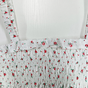 Abito da donna in cotone bianco <span class=keywords><strong>fragola</strong></span> con scollatura scollata vedi abito da donna abbigliamento da donna - Product Image 4