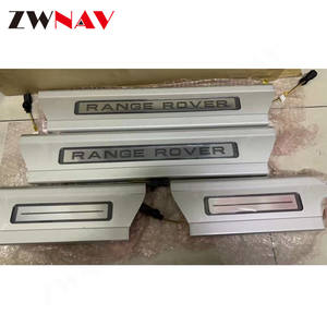 Placa de desgaste de umbral de puerta de acero inoxidable, umbrales de ajuste, protectores de umbral para Range Rover sport, 2013-2020, Vogue, 2013-2020 - Product Image 6