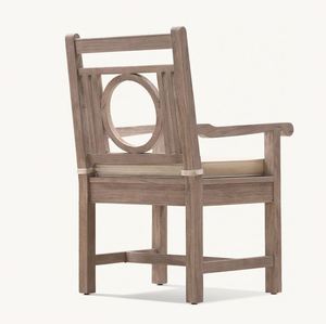 Meubles d'extérieur de luxe pour hôtel, design de jardin anglais classique du XXe siècle, ensembles de salle à manger en teck Leagrave - Product Image 6
