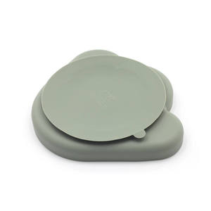 Plaque d'aspiration et cuillère en silicone pour bébé divisée en forme de griffe pour enfants pour rester en place pour l'alimentation - Product Image 5