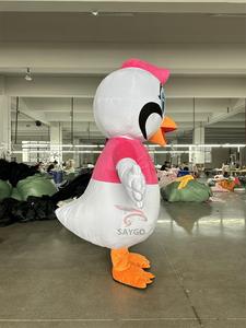 Disfraz de Mascota de Grulla Hermosa, Disfraz de Grulla <span class=keywords><strong>Fénix</strong></span> Inflable de 2 m con Certificación CE, Trajes para Eventos, Alquiler y Venta - Product Image 4