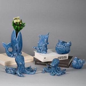 Đại Dương Gốm Bộ Sưu Tập Gốm Vỏ Sứ Cá Và Thuyền - Product Image 1