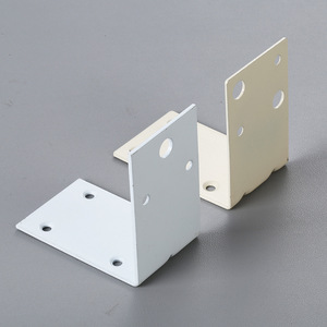 Support d'angle en L Kai Shun 180x50mm en fer pour meubles, support d'étagère à angle droit pour fixation d'armoires - Product Image 1