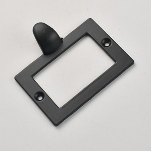 Chinese Style Zinc Alloy Drawer Handle Rectangle <b>Black</b> Bronze Durable Bookcase Furniture <b>Knob</b> - Product Image 3