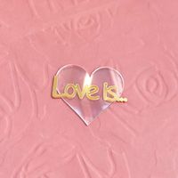 Décoration de gâteau en acrylique de style ins pour la Saint-Valentin avec décoration de cupcake en forme de cœur, décoration de gâteau pour les décorateurs de gâteaux