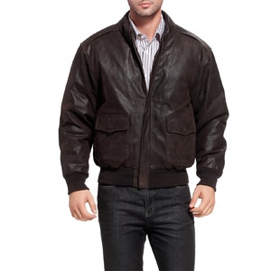 Chaqueta de Motociclista para Hombre, Invierno, 100% Poliéster, Reversible, Impermeable, Gruesa, Estilo Café Racer, Vintage, Color Marrón Desgastado - Product Image 1