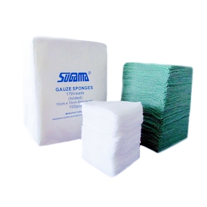 Высококачественные одноразовые стерильные медицинские марлевые салфетки, стерильные марлевые квадратные подушечки 4х4, 12 слоев - Product Image 2