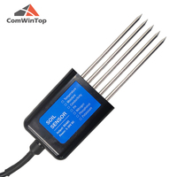 Capteur d'humidité du sol, de température, d'humidité relative, de conductivité électrique (EC), de pH et de NPK avec sortie optionnelle 4-20mA, 0-5V, RS485