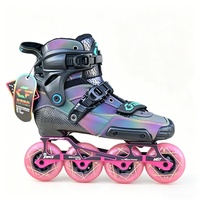 Rollers en Fibre de Carbone Professionnels pour Adultes, Seniors et Enfants – Patins en Ligne Freestyle pour Usage Extérieur