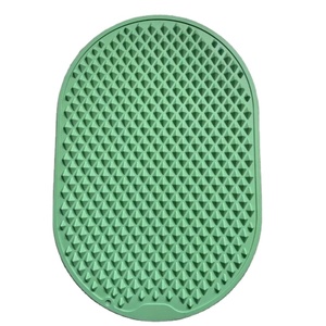 Plaque d'acupression ovale double face extra-large mobile en silicone de 4 mm d'épaisseur pour la relaxation et le soulagement de la pression, coussin de massage pour la plante des pieds - Product Image 1