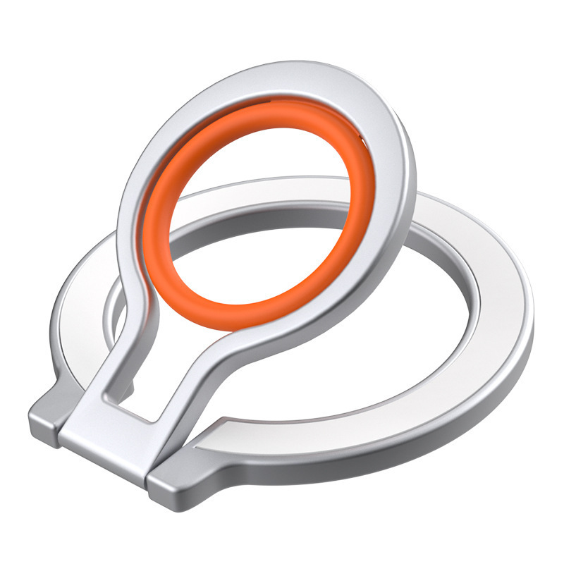 Magnetic Ring Buckle - Silver Orange