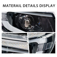 Phares LED pour Ford Ranger Raptor T6 2012-2015 avec feux de jour DRL et clignotants séquentiels – Amélioration des phares avant de pick-up – Pièces automobiles