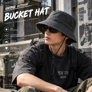 Chapeau de pêcheur tactique de luxe, style safari, à large bord, respirant, en nylon, pour le camping, l'aventure et les activités de plein air - Product Image 4