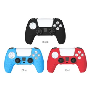 Capa de silicone para controle de ps5, capa macia de gel de borracha para ps5