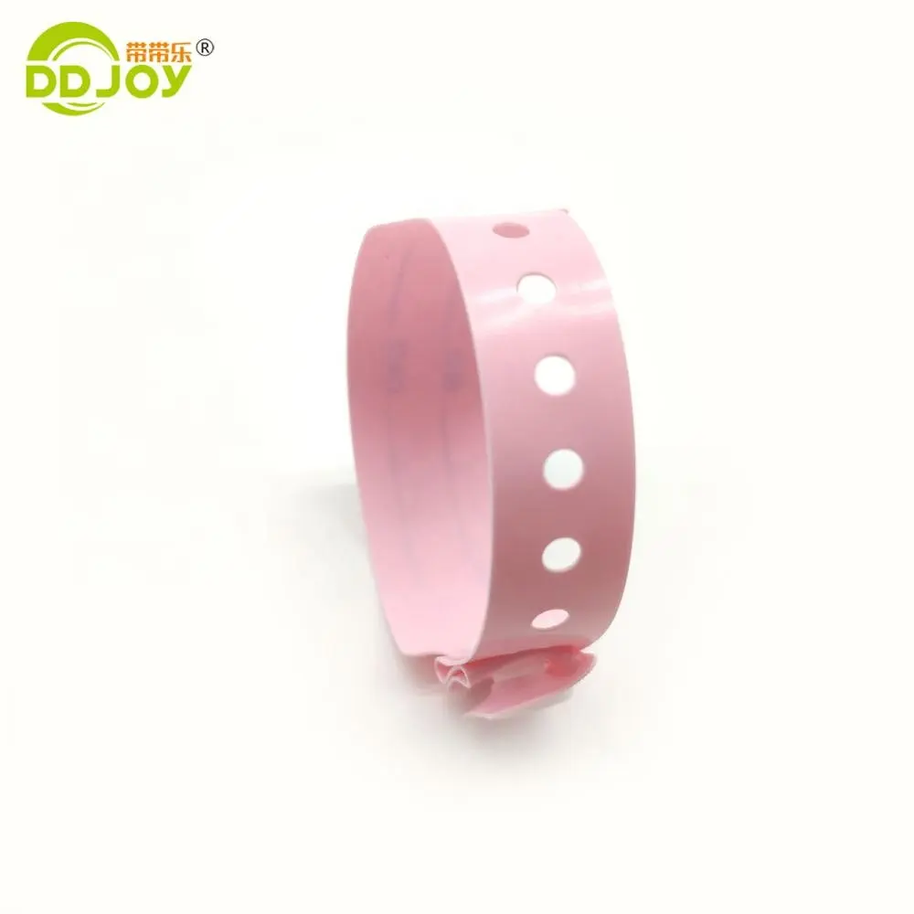 Soft Plastic Medical PVC Hospital ID Wristband for New Born Baby