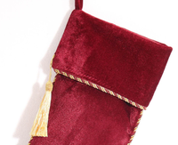 Chaussettes de Noël en velours personnalisées, décorations de Noël, cadeaux de Noël 2026