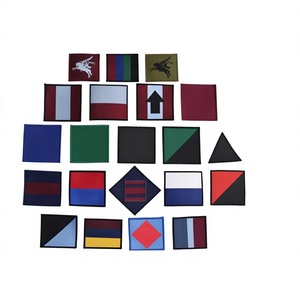 Patch tactique brodé 16 Air Assault Style DZ TRF Olive avec fixation auto-agrippante - Product Image 1