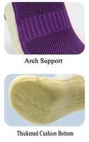 Zhongde Chaussettes de football pour hommes en coton et nylon avec logo personnalisé en silicone et PVC antidérapantes pour le sport