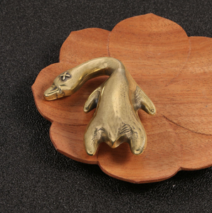 Beijing Roast Duck Kreative Messing Ornament Antik-Stil Distressed Messing dekorative Stück Fabrik Großhandel - Product Image 5