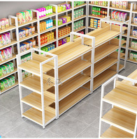 Étagères de supermarché en métal en gros, étagères d'affichage pratiques pour les magasins de détail, les écoles, les pharmacies