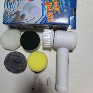 Cepillo de limpieza eléctrico, depurador multifuncional recargable para <span class=keywords><strong>cocina</strong></span>, baño y zapatos, superventas en <span class=keywords><strong>SHEIN</strong></span> y TEMU - Product Image 6