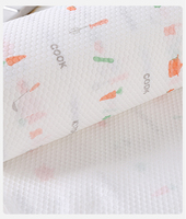 Vente en gros de torchons de cuisine en tissu chenille coloré, écologiques, réutilisables, en fibre de bambou non tissée, multi-usages