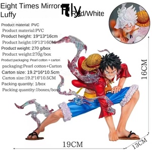 Figurine PVC Nika Road GK faite à la main, modèle de collection de l'animation One Piece, <span class=keywords><strong>Luffy</strong></span> en deuxième vitesse, cinquième vitesse, cadeau, jouet, ornement - Product Image 2
