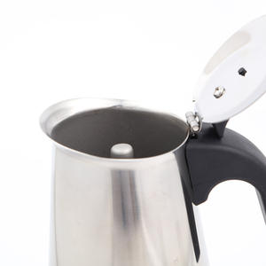Machine à café, cafetière <span class=keywords><strong>moka</strong></span>, latte américain, <span class=keywords><strong>brûleur</strong></span> électrique, presse italienne, cafetière à piston, bouilloire à café, cuisinière, acier inoxydable - Product Image 5