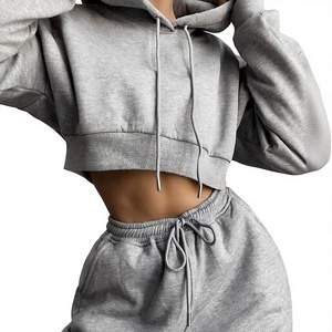 Conjunto Deportivo para Mujer de Entrega Rápida, Algodón de Peso Medio, Corte Recortado, Marcas Personalizadas para Fitness en EE. UU. - Product Image 3