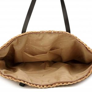 Cestos de <span class=keywords><strong>estopa</strong></span> con bolsas, bolsas de mano de caña para mujer, bolsas brillantes, macramé, compras mexicanas, bolsas para paredes - Product Image 2