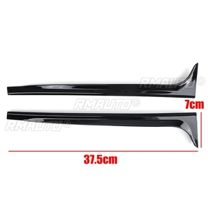 2PCS Rear Window Side Spoilers Glossy Canard Canards <b>Splitter</b> For VW for Polo MK5 2011-2017/ MK6 2018+ Car Styling Gloss Black - Product Image 4