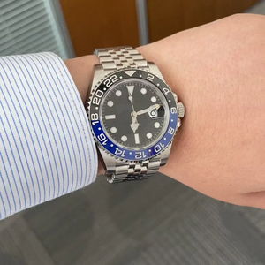 Montre automatique mécanique de plongée de luxe avec logo personnalisé, cadran 41MM, mouvement 904L 3285, fonction de stockage du temps, cadeau idéal - Product Image 5
