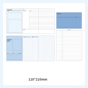 Tarjetas de notas plegables personalizadas, planificador decorativo de lista de tareas con imanes, MOQ pequeño para oficina escolar y regalos - Product Image 2