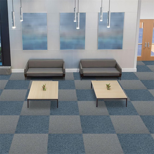 Thảm trải sàn hình vuông kiểu lông xù hiện đại CRI, kích thước 50x50cm, dùng cho văn phòng, khách sạn, phòng khách - Product Image 2