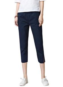 Short taille haute <span class=keywords><strong>en</strong></span> coton et <span class=keywords><strong>lin</strong></span> <span class=keywords><strong>blanc</strong></span> pour <span class=keywords><strong>femme</strong></span> Coupe ample surdimensionnée Respirant pour le printemps et l'été Tenue décontractée - Product Image 4