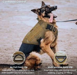 Arnés ajustable de entrenamiento para perros, chaleco táctico de caza, transpirable - Product Image 6