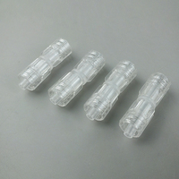 Adaptateur de seringue/aiguille Transparent Double connecteur femelle adaptateur distributeur coupleur rapide