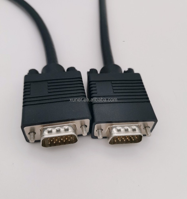 Computer Audio and Video Cable 15 Pin Male to Male Connecting Wire 3+5 3+6 3+7 VGA Cable