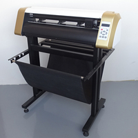 Impresora de pegatinas de PVC de 720mm, máquina cortadora de vinilo, gráficos de patrones y trazador de gráficos de corte de logotipo
