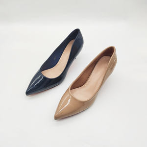 <strong>Women's</strong> Comfortable Single Shoes Pointed Solid Color Temperament <strong>Pumps</strong> Ladies Simple High Heels for Work - Product Image 3