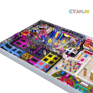 Parque de Trampolines Comercial Personalizado, Área de Juegos Suave, Arena de Salto con Trampolines, Circuito Ninja Warrior, Piscina de Pelotas, Equipo de Juegos Infantiles - Product Image 1