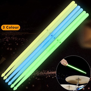 Baquetas Luminosas 5A para <span class=keywords><strong>Bombo</strong></span> y Pandereta, Barra Fluorescente para Batería de Jazz, Disponible en Dos Colores - Product Image 1